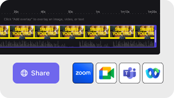 Edit and share with Airtime Creator