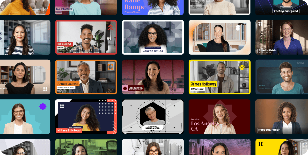 A wide array of looks created with Airtime Camera