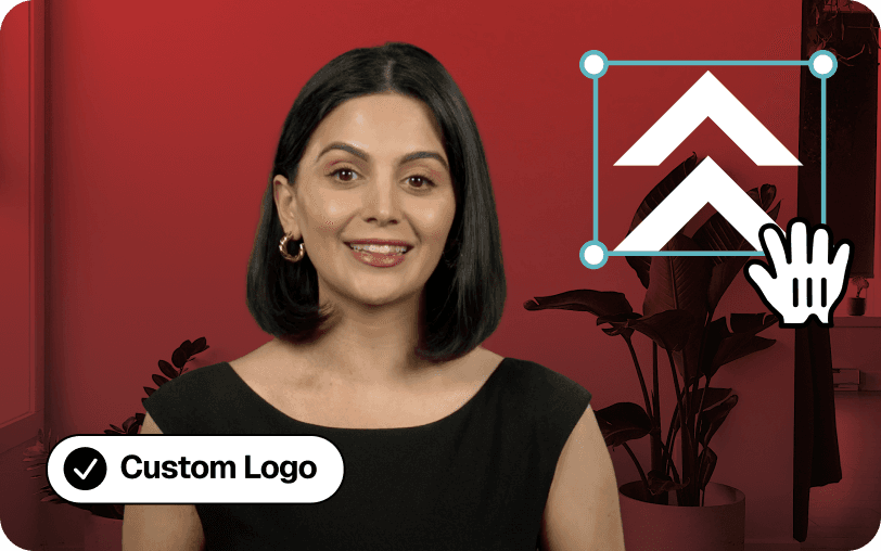 Presenter adding custom logo